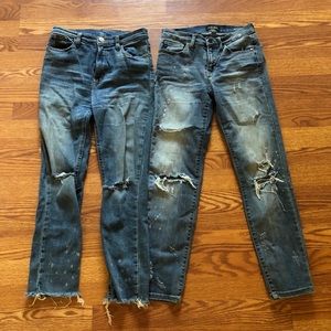 Pair of UO distressed jeans